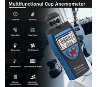 Anemometro digitale da esterno per misure accurate del for vento in tempo
