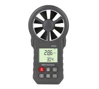 Anemometro digitale ergonomico palmare doppio parametri velocità del vento e temperatura per applicazione professionale Monitor meteo