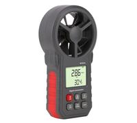 Anemometro digitale ergonomico palmare doppio parametri velocità del vento e temperatura per applicazione professionale Strumento di misurazione anemometro digitale portatile ad alta precisione per