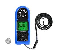 Anemometro Digitale,GR-816B anemometro portatile con velocità del vento 0.3-30m/s,retroilluminazione per misurazione del wind chill,velocità del vento/temperatura(℃/℉)per le riprese Windsurfing Pesca