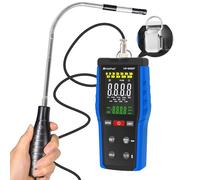 Anemometro digitale HOLDPEAK con sensore Hotline retrattile, misuratore di velocità del vento per misurazioni altamente precise della velocità del flusso d'aria e della temperatura, per vela, HVAC