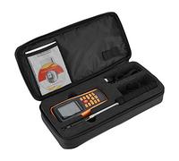 Anemometro digitale, misuratore di temperatura del misuratore di velocità del portatile a filo caldo LCD GM8903
