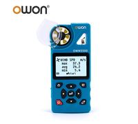 Anemometro digitale OWON OWM5500, 7 in 1 con memoria 8000 Aata, 7 modalità di misurazione, telecomando APP per temperatura e umidità