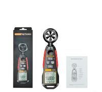 Anemometro digitale per HVAC, misuratore del vento con misurazione della | Anemometro digitale a mano per GN302, 0,4-30 m/s, misuratore di temperatura e umidità in ABS per HVAC e edilizia