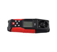 Anemometro digitale portatile ad alta precisione, misura la velocità dell'aria 0,1-30 m/s e temperatura 0-45 °C, 5 unità commutabili, funzione di memorizzazione dei dati