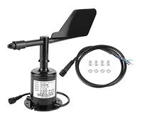 Anemometro e sensore di direzione del Misurazione a 360 gradi 0-5 V Uscita del segnale Policarbonato Alloggiamento per monitoraggio ambientale della serra 25 × 21 × 8 dimensioni