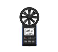 Anemometro HVAC portatile 6000GH, misuratore di velocità del vento CFM Dispositivo di misurazione del flusso d'aria con pulsante a sfioramento impermeabile