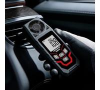 Anemometro Manuale ABS Misura per vento e per temp Anemometro | Range 0.3-30m/s, per risoluzione 0.1, accuratezza ±2%, lettura per istantanea, analisi dettagliata
