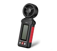 Anemometro, Mini anemometro portatile ad alta efficienza energetica dotato di display LCD for letture della temperatura della velocità del