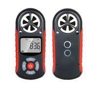 Anemometro portatile, Anemometro digitale portatile for velocità del vento/raffreddamento da vento/temperatura/punto di rugiada/pressione barometrica