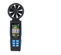 Anemometro portatile, Anemometro digitale resistente all'erosione, misuratore di velocità del vento digitale preciso, 8 pale sensibili girevoli
