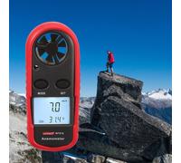 Anemometro portatile digitale per la misurazione della temperatura dell'aria