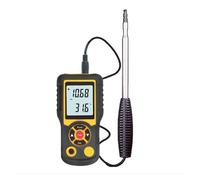 Anemometro portatile, HT-9830 1 Set Digital LCD anemometro a filo caldo misuratore di velocità del vento portatile anemometro