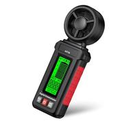 Anemometro portatile multifunzione con letture di velocità e direzione della temperatura, ideale per HVAC meteo HVAC