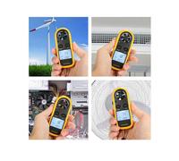Anemometro Tester Della Velocità del Vento Anemometro Digitale per Agricoltura Industriale Display Retroilluminato Cinque Tipi di Unità di Velocità