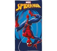 anemone Asciugamano da bagno Spider-Man in cotone, telo da spiaggia, telo da spiaggia, 70 x 140 cm, Disney Marvel (H)