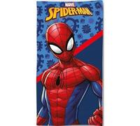 anemone Asciugamano da bagno Spider-Man in cotone, telo da spiaggia, telo da spiaggia, 70 x 140 cm, Disney, Marvel (B)