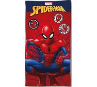 anemone Asciugamano da bagno Spider-Man in cotone, telo da spiaggia, telo da spiaggia, 70 x 140 cm, Disney Marvel (G)
