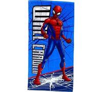 anemone Asciugamano da bagno Spider-Man in cotone, telo da spiaggia, telo da spiaggia, 70 x 140 cm, motivo: Marvel Disney