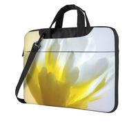 Anemone astratto con petali gialli borsa per laptop custodia per laptop 15.6 pollici borse per computer imbottita copertura manica per donne uomini