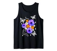 Anemone Calendula Daisy Farfalle Gocce di Rugiada Forme Mania Canotta