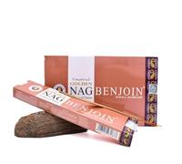 Anemone Enecens Vijayshree Golden Prémium - Bastoncini naturali e legnosi, set di scatole da 15 g (Benjoin, 1 scatola)