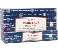 Anemone - Incenso SATYA - Bastoncini di incenso naturali - Scatole da 15 g (salvia blu, 3 scatole)