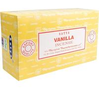 Anemone - Incenso SATYA - Bastoncini di incenso naturali - Scatole da 15 g (vaniglia, 12 scatole)