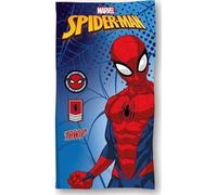 anemone Telo da bagno Spider-Man in cotone, telo da spiaggia, telo da spiaggia, 70 x 140 cm, Disney Marvel (A)