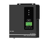 Anern 1500W Inverter ibrido solare da 24V DC a 220V/230V AC con regolatore solare MPPT da 80A Max. Ingresso FV 150V, funziona con batterie al piombo e al litio da 24V