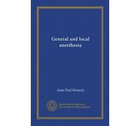 Anestesia generale e locale