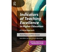 Aneta Hayes Nicholas Indicators of Teaching Excellence in Higher Ed (Tascabile)
