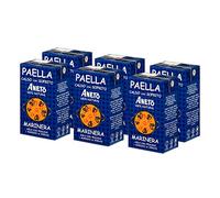 Aneto 100% Naturale - Brodo per Paella di Pesce e Frutti di Mare - scatola da 6 unità da 1L