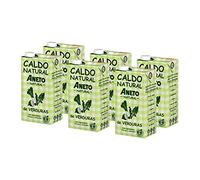 Aneto 100% Naturale - Brodo Vegetale - scatola da 6 unità da 1L