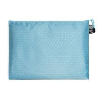 Anevous 2 sacchetti portadocumenti, con chiusura lampo, impermeabili, per documenti, documenti, carta, ufficio, viaggi scolastici, cosmetici, blu cielo B4, 38 x 27,5 cm