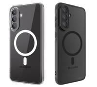 ANEWSIR Cover Magnetica Per Samsung Galaxy A56 2 Pezzi (Trasparente + Opaca Nero), Compatibile con Magsafe, Protezione Antiurto, Custodia per Samsung Galaxy A56.