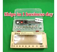 ANEX AOA-19S2 19mm SOCKET & 1/4' SHANK BIT OFFSET ADAPTER WITH SOCKET SET Japan