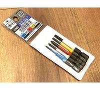 ANEX Color Bit 65 mm set di 5 pezzi a gradini Set di assortimento di precisio...