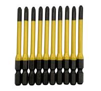 ANEX Color-Coded Impact Bit Set 10 pezzi AC-16M + 2 x 82 mm Made in Japan Tsu...