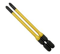 ANEX Color-Coded Impact Bit Set 2 pezzi ACMD-2100 +2 x 100 mm Made in Japan T...