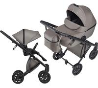Anex e-Type - Passeggino Duo 2 in1 Leggero Pieghevole 0 Mesi - 22 Kg + Carrozzina colore Gothic