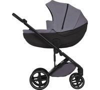 Anex Mev - Passeggino Duo 2 in 1 Leggero Pieghevole 0 Mesi - 13 Kg + Carrozzina + Borsa colore Grigio Scuro