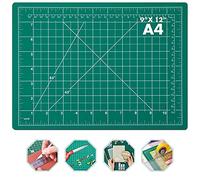 anezus Tappetino da cucito autorigenerante, tappetino da taglio rotante a doppio lato a 5 strati, per cucito, artigianato, hobby, tessuto, progetti di precisione, album di ritagli, 22,9 x 30,5 cm (A4)
