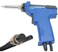 ANFEL Pistola Dissaldante ZD-552B 7 Pin 24V 80W Colore Grigio Blu Succhiastagno Ricambio per Stazioni Saldanti Dissaldanti ZD-985 EM-985 ZD-915 ZD-987 SSD-87 SSD-17 SSD-15 e Similari
