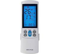 ANFEL Telecomando Universale per Condizionatori Climatizzatori d'Aria, con Funzione Energy Saving Risparmio Energatico Compatibile con la Maggior Parte dei Marchi, con Schermo Retroilluminato