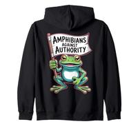 Anfibi Contro l'autorità Portland Felpa con Cappuccio