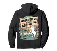 Anfibi Contro l'autorità Portland Felpa con Cappuccio