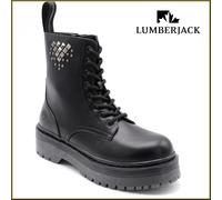Anfibi da donna LUMBERJACK platform neri invernali stivaletti casual sportivi