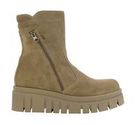 Anfibi da donna Nero Giardini I514914D-501 in camoscio beige