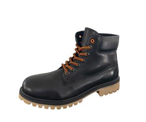 Anfibi scarponcini PRIMIGI 4428044 pelle nera Made in Italy